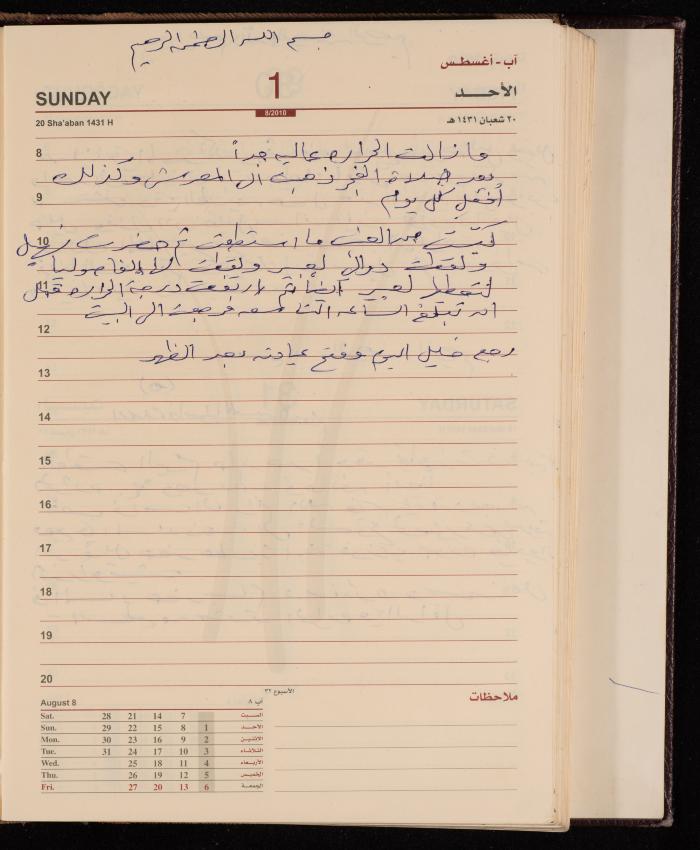 The Diary of Fadeyyeh Darabe, Dura- Hebron, 2010
