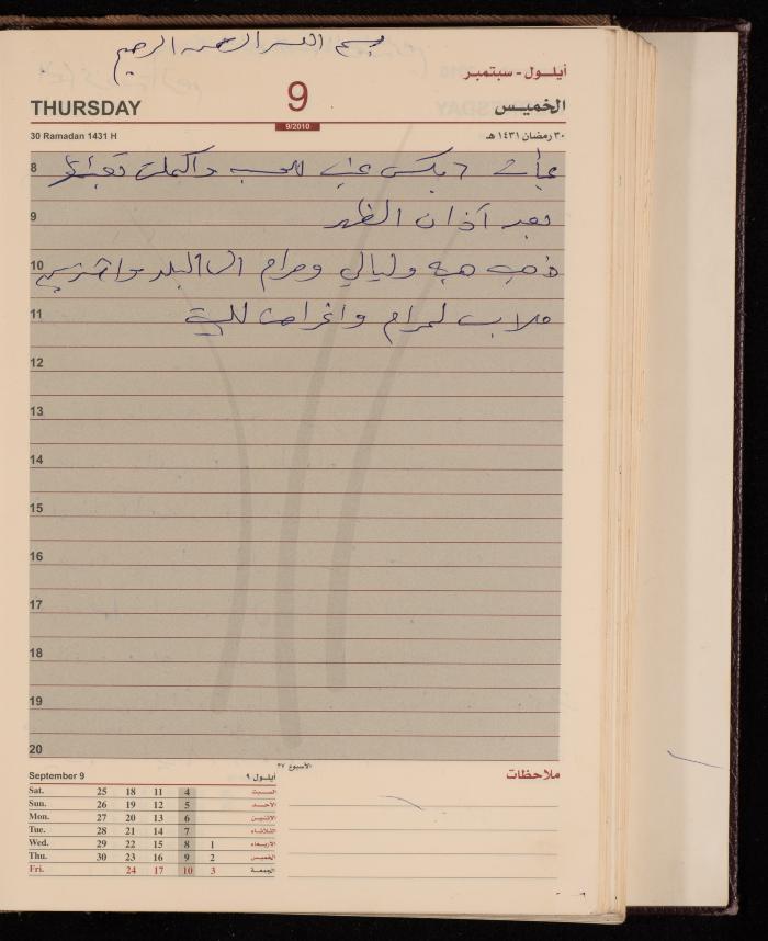 The Diary of Fadeyyeh Darabe, Dura- Hebron, 2010