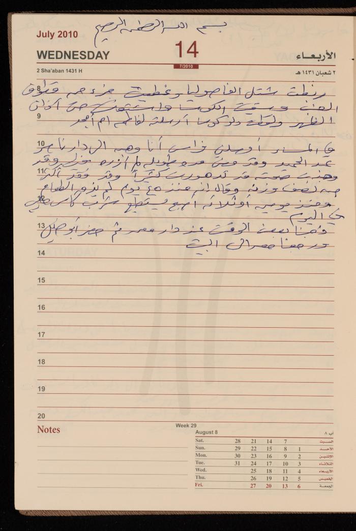 The Diary of Fadeyyeh Darabe, Dura- Hebron, 2010