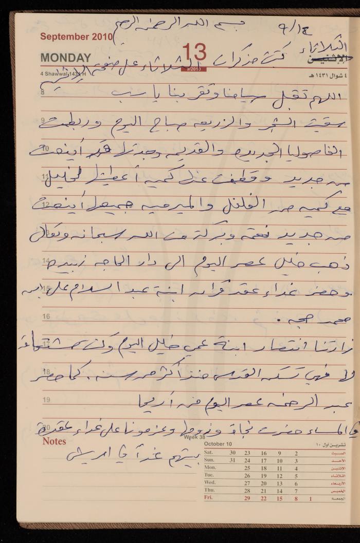 The Diary of Fadeyyeh Darabe, Dura- Hebron, 2010