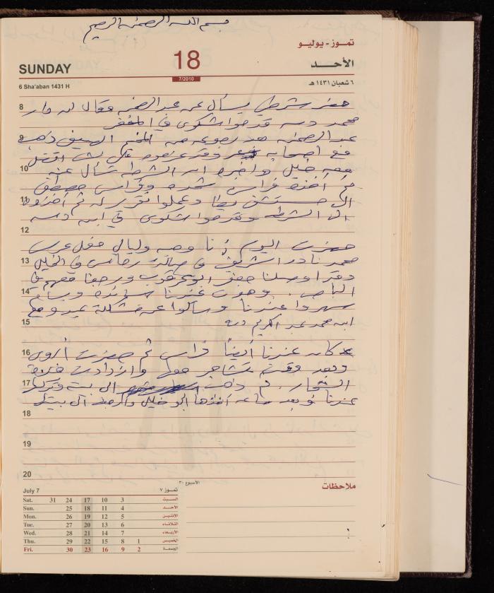 The Diary of Fadeyyeh Darabe, Dura- Hebron, 2010