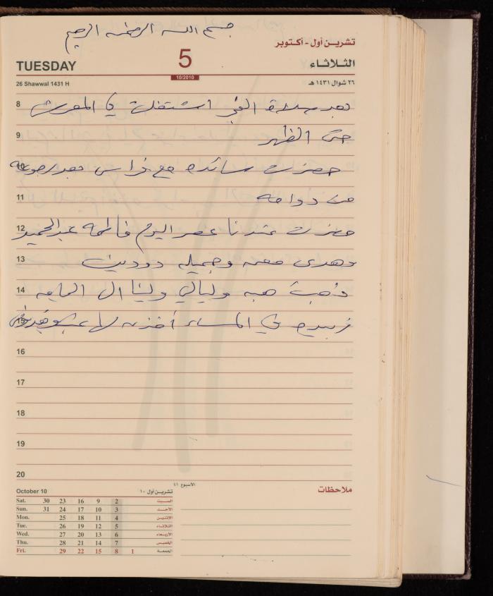 The Diary of Fadeyyeh Darabe, Dura- Hebron, 2010