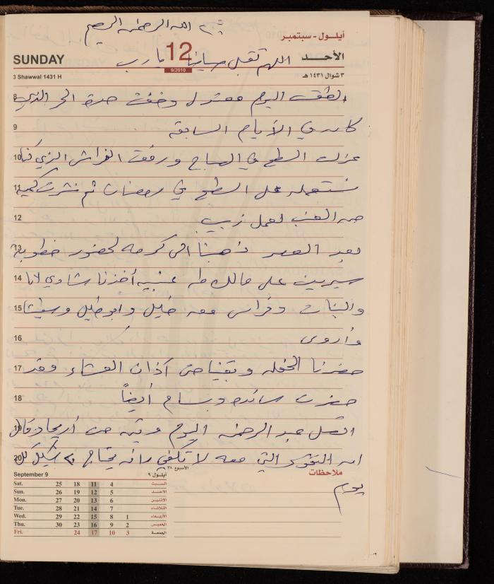 The Diary of Fadeyyeh Darabe, Dura- Hebron, 2010