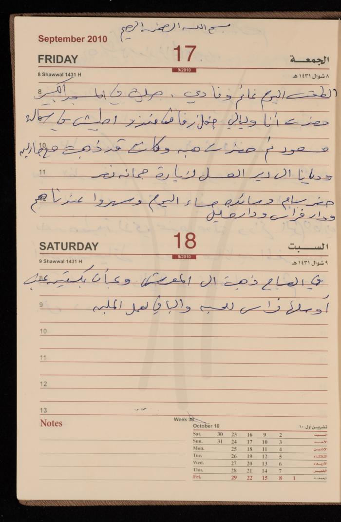 The Diary of Fadeyyeh Darabe, Dura- Hebron, 2010