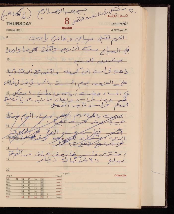 The Diary of Fadeyyeh Darabe, Dura- Hebron, 2010
