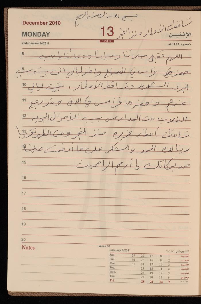The Diary of Fadeyyeh Darabe, Dura- Hebron, 2010