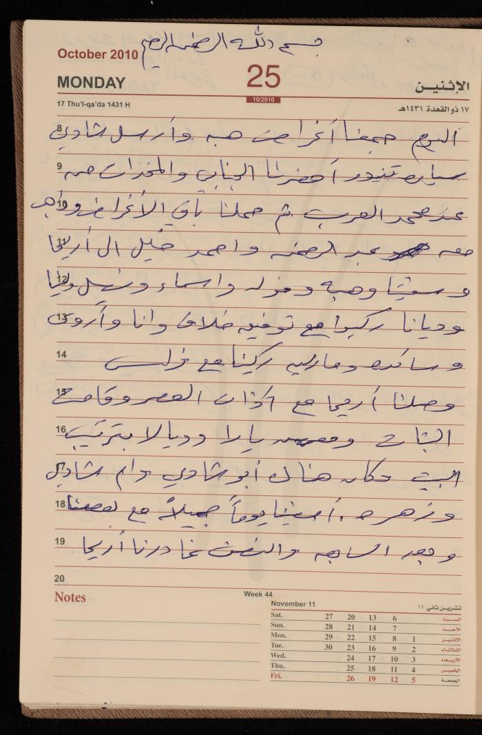 The Diary of Fadeyyeh Darabe, Dura- Hebron, 2010