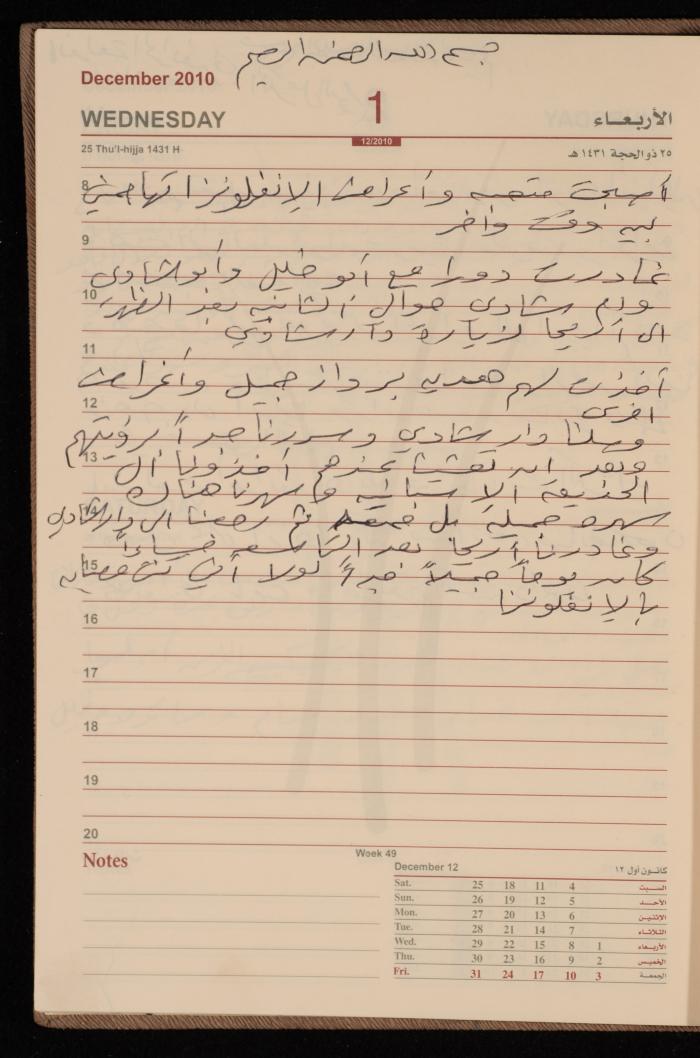 The Diary of Fadeyyeh Darabe, Dura- Hebron, 2010