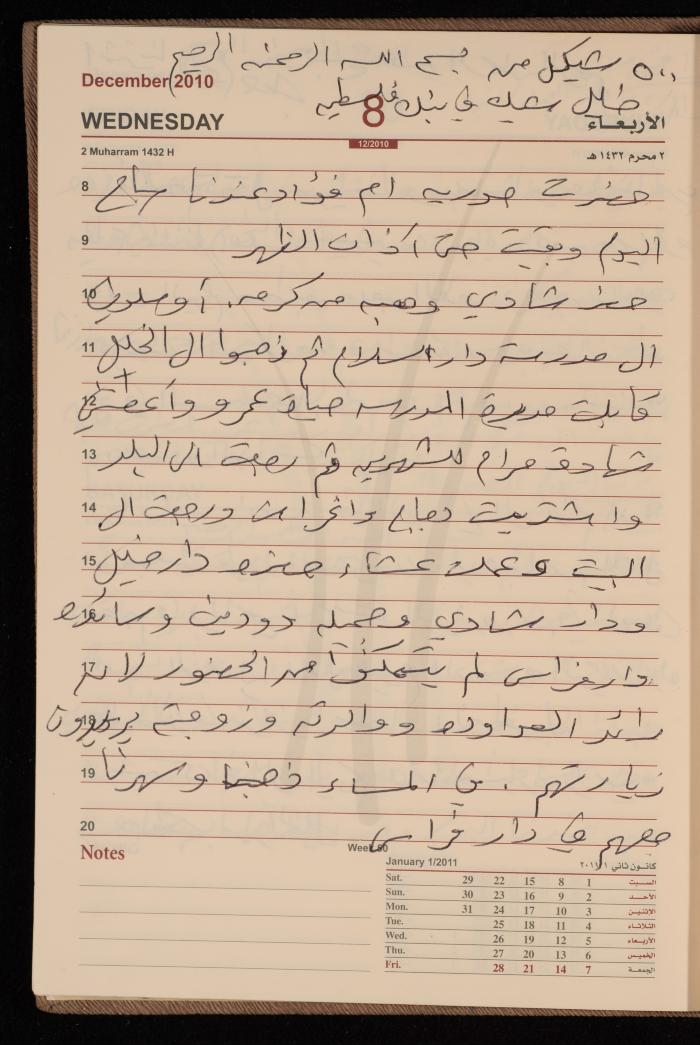 The Diary of Fadeyyeh Darabe, Dura- Hebron, 2010