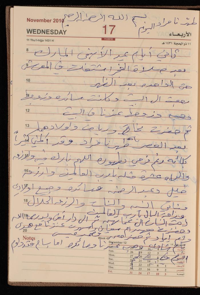 The Diary of Fadeyyeh Darabe, Dura- Hebron, 2010