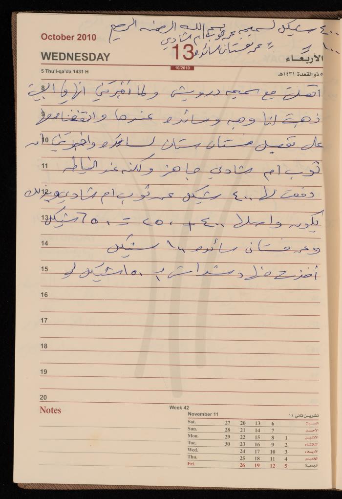 The Diary of Fadeyyeh Darabe, Dura- Hebron, 2010