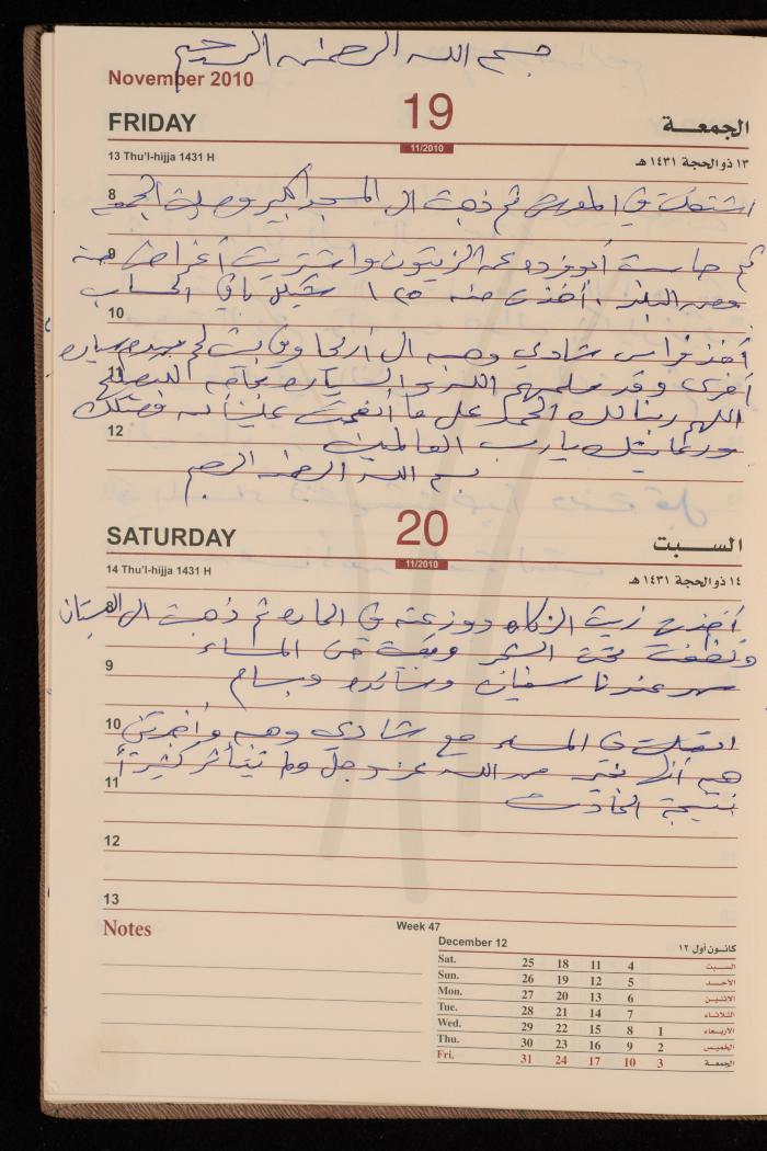 The Diary of Fadeyyeh Darabe, Dura- Hebron, 2010