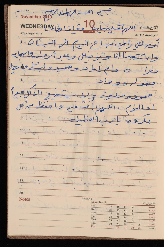 The Diary of Fadeyyeh Darabe, Dura- Hebron, 2010