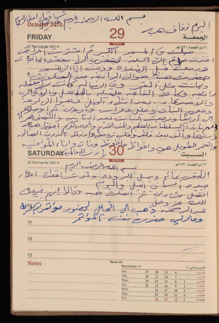 The Diary of Fadeyyeh Darabe, Dura- Hebron, 2010