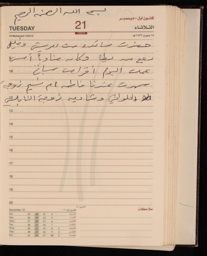 The Diary of Fadeyyeh Darabe, Dura- Hebron, 2010