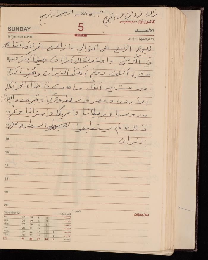 The Diary of Fadeyyeh Darabe, Dura- Hebron, 2010