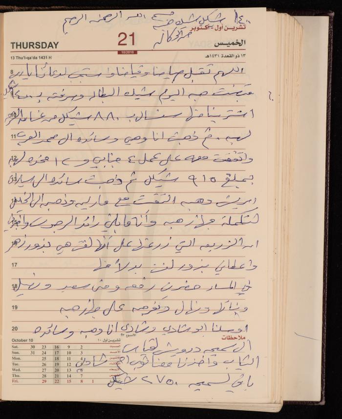 The Diary of Fadeyyeh Darabe, Dura- Hebron, 2010