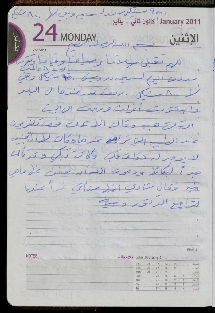 The Diary of Fadeyyeh Darabe, Dura- Hebron, 2011