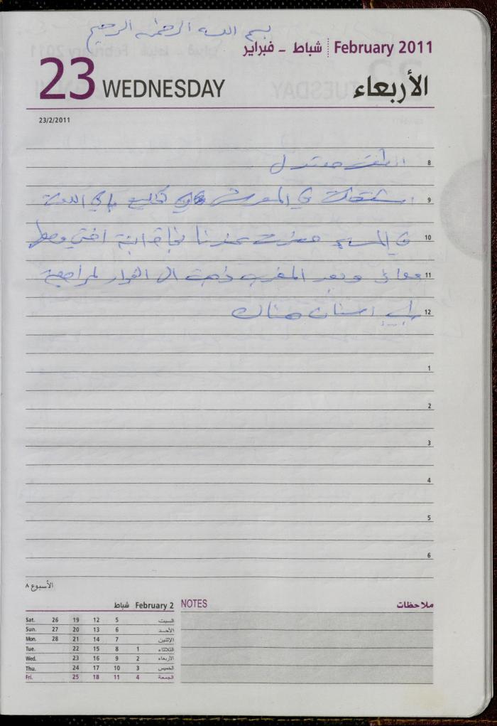 The Diary of Fadeyyeh Darabe, Dura- Hebron, 2011