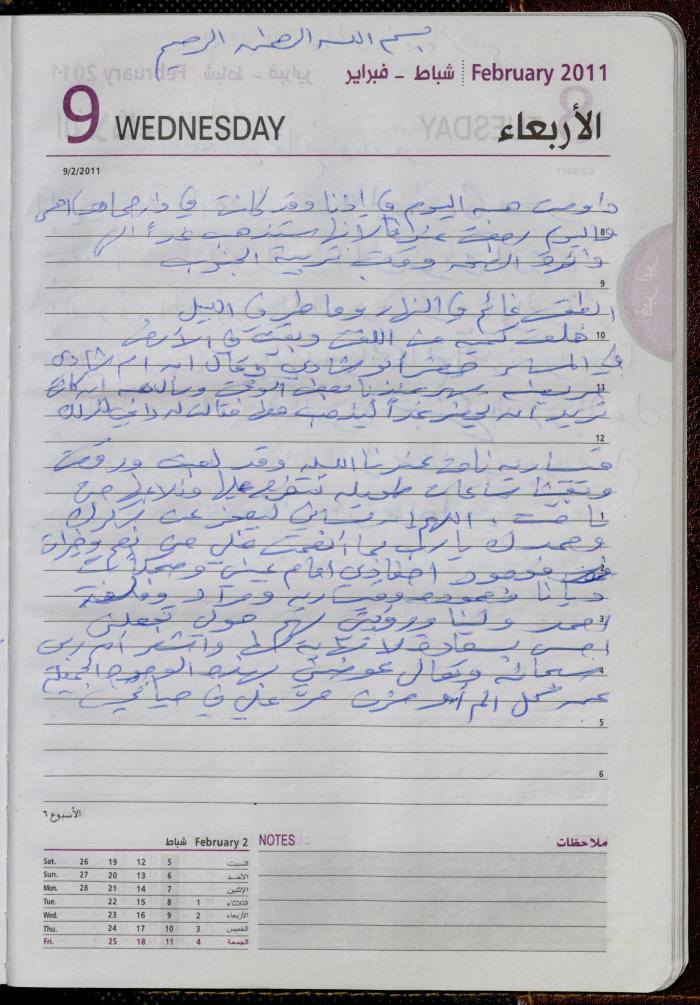The Diary of Fadeyyeh Darabe, Dura- Hebron, 2011