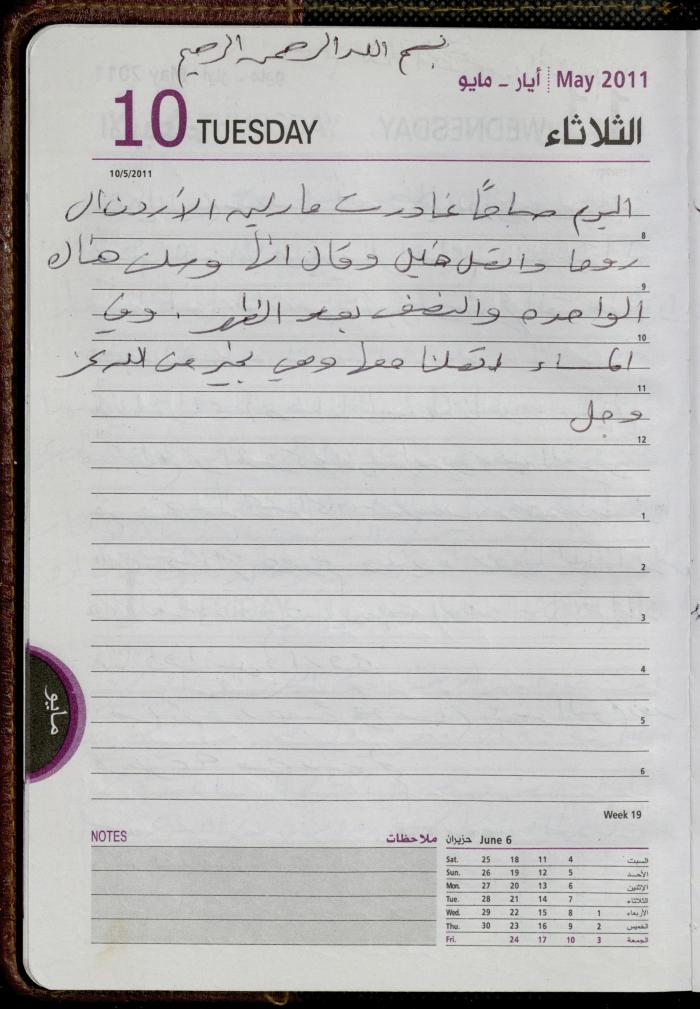 The Diary of Fadeyyeh Darabe, Dura- Hebron, 2011