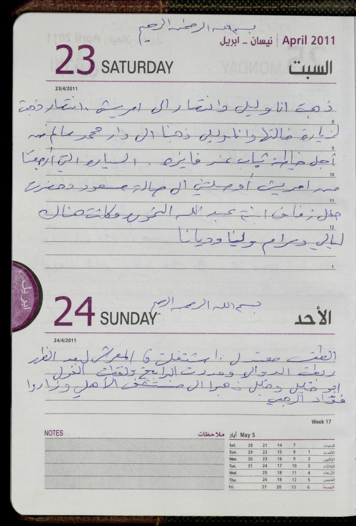 The Diary of Fadeyyeh Darabe, Dura- Hebron, 2011