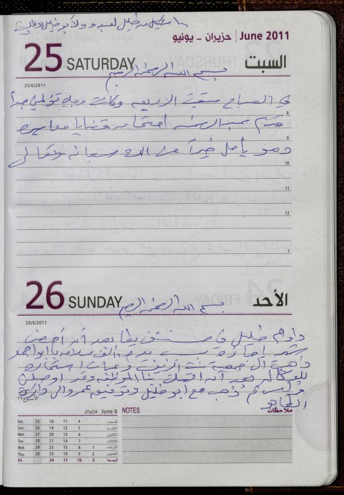The Diary of Fadeyyeh Darabe, Dura- Hebron, 2011