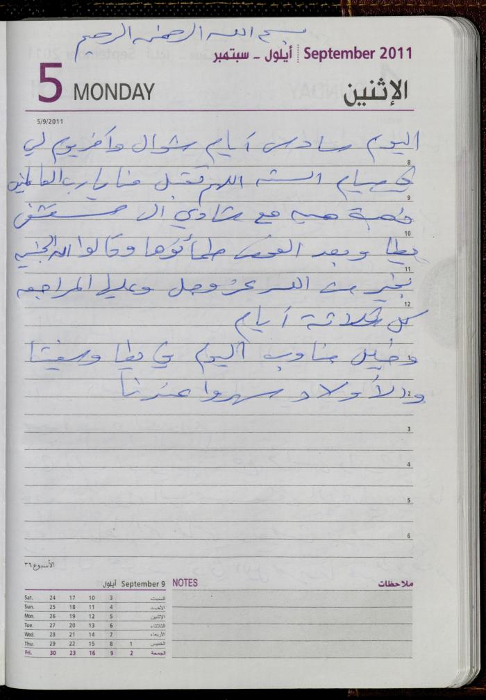 The Diary of Fadeyyeh Darabe, Dura- Hebron, 2011