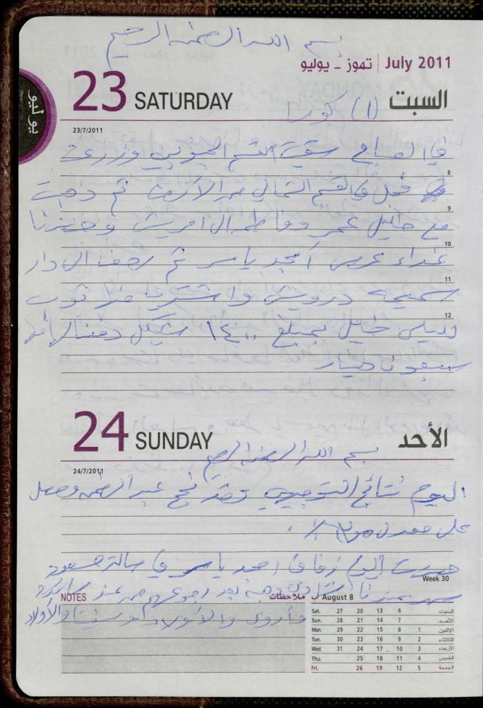 The Diary of Fadeyyeh Darabe, Dura- Hebron, 2011