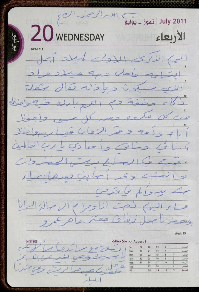 The Diary of Fadeyyeh Darabe, Dura- Hebron, 2011