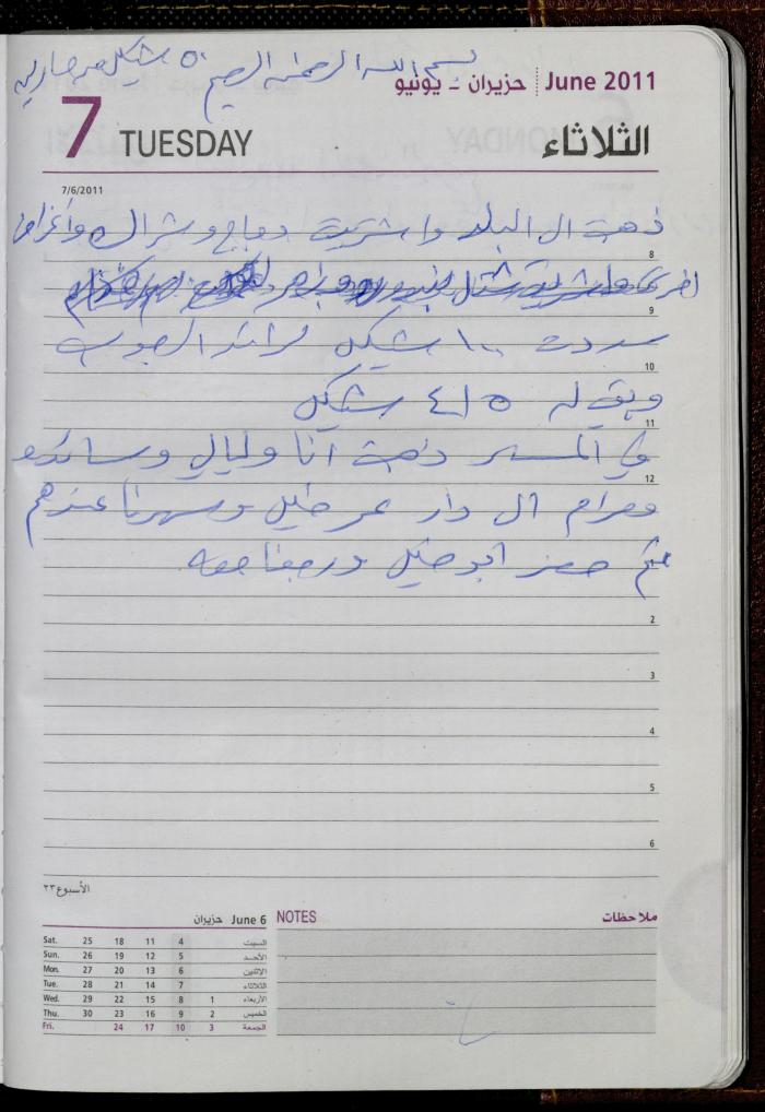 The Diary of Fadeyyeh Darabe, Dura- Hebron, 2011