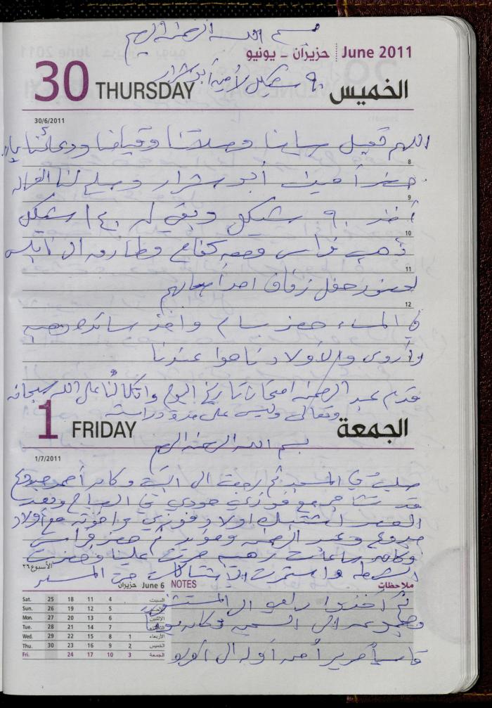 The Diary of Fadeyyeh Darabe, Dura- Hebron, 2011