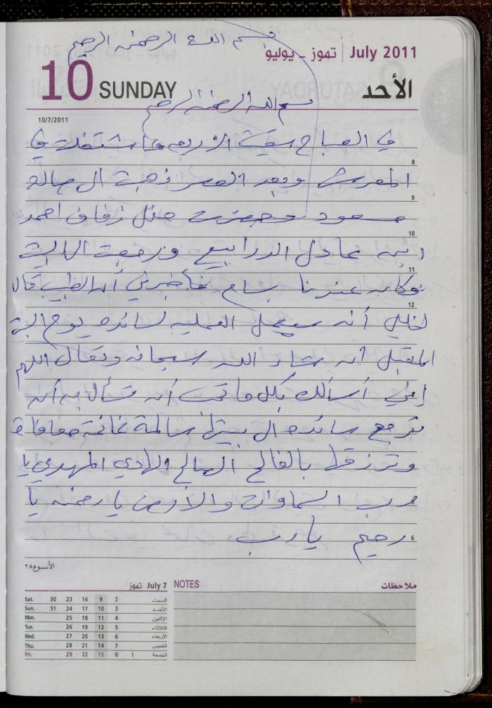 The Diary of Fadeyyeh Darabe, Dura- Hebron, 2011