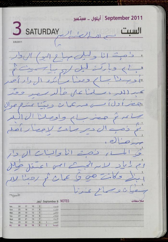The Diary of Fadeyyeh Darabe, Dura- Hebron, 2011