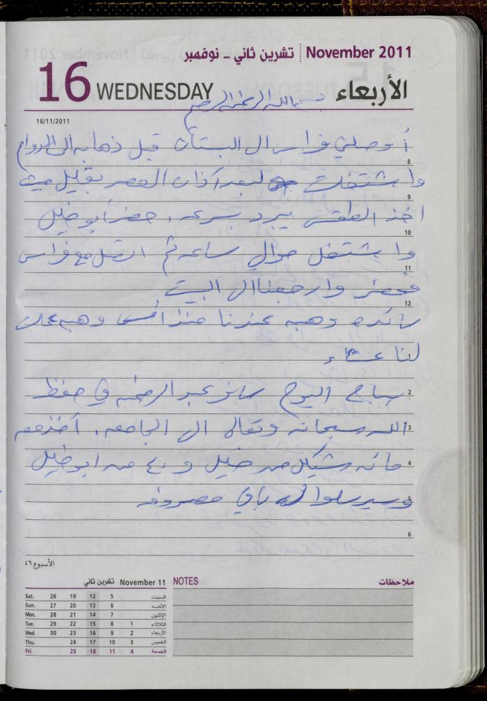 The Diary of Fadeyyeh Darabe, Dura- Hebron, 2011