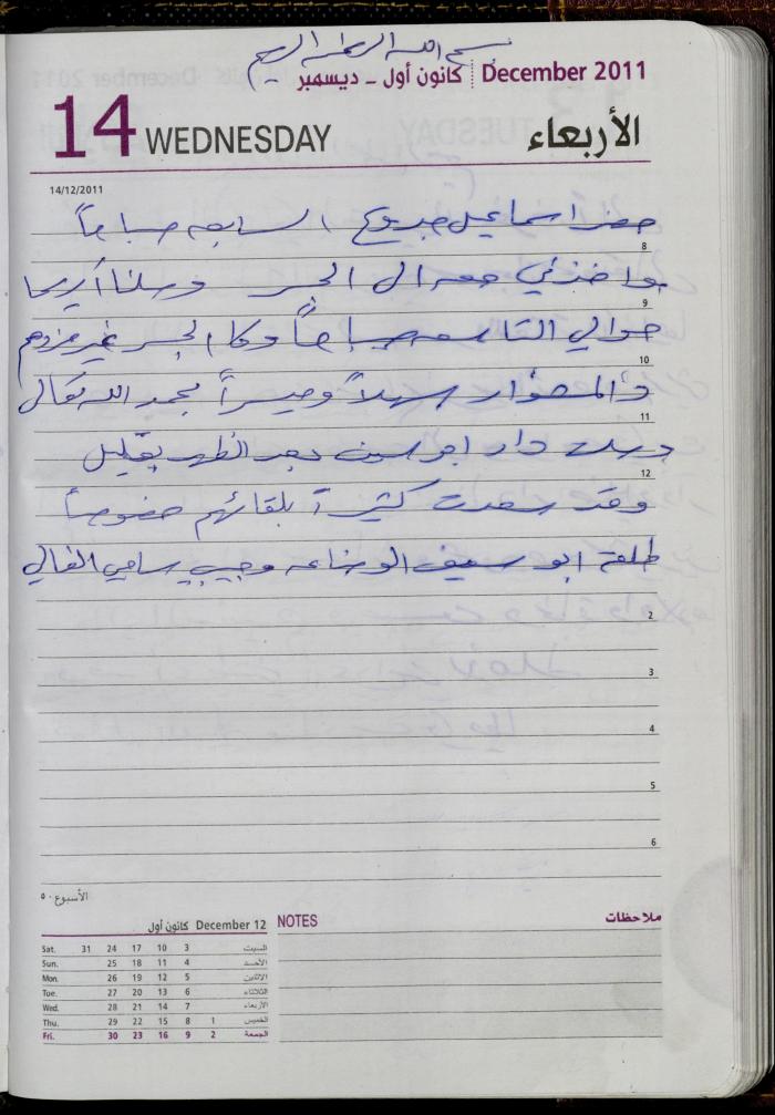 The Diary of Fadeyyeh Darabe, Dura- Hebron, 2011