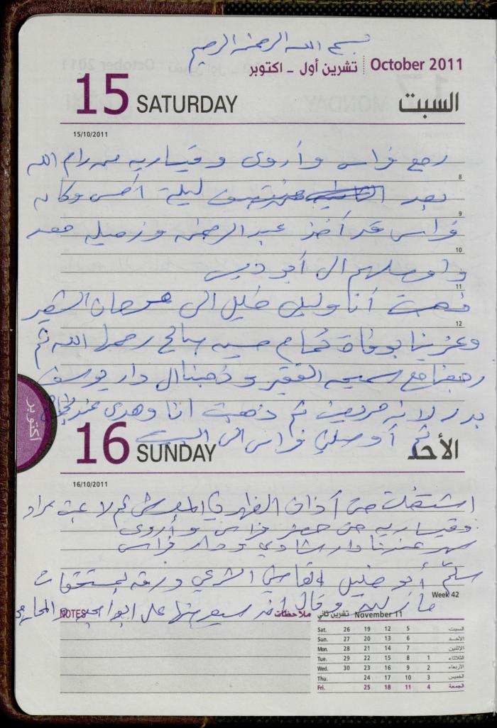 The Diary of Fadeyyeh Darabe, Dura- Hebron, 2011