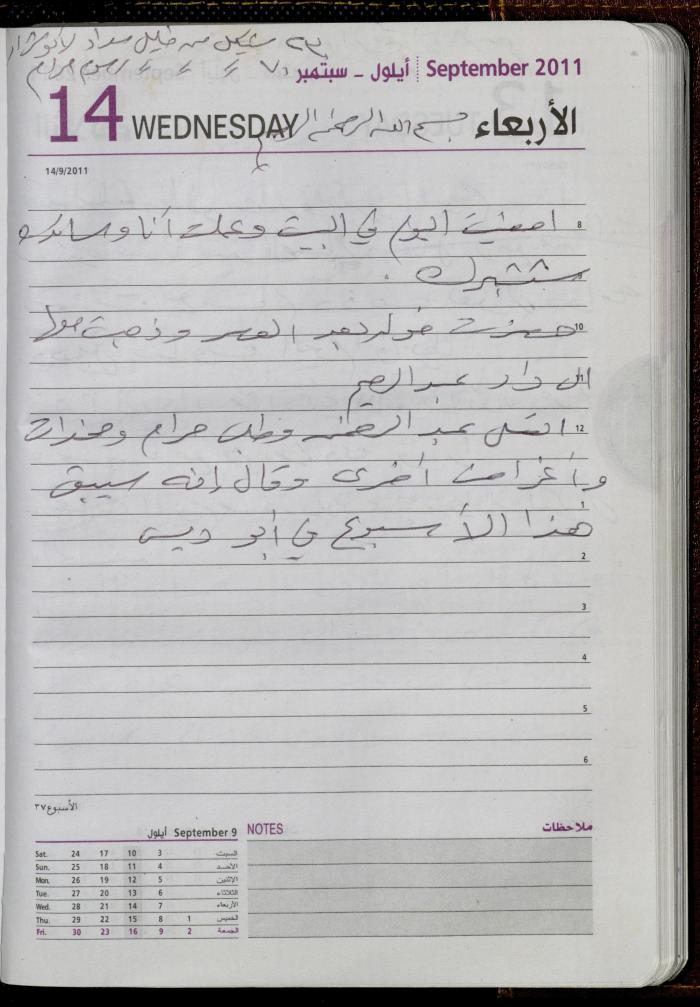 The Diary of Fadeyyeh Darabe, Dura- Hebron, 2011