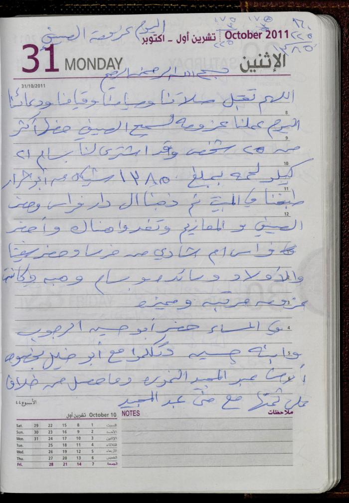 The Diary of Fadeyyeh Darabe, Dura- Hebron, 2011