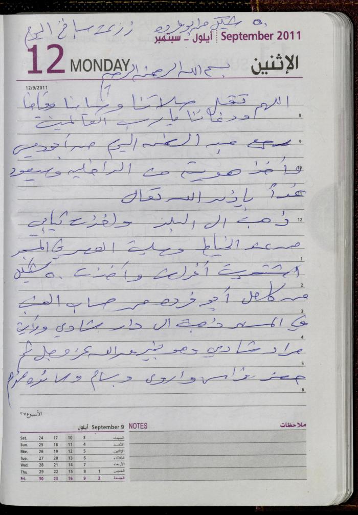 The Diary of Fadeyyeh Darabe, Dura- Hebron, 2011