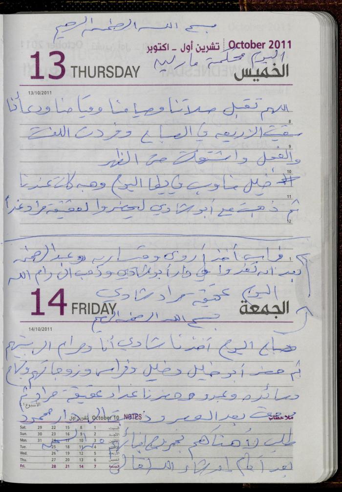The Diary of Fadeyyeh Darabe, Dura- Hebron, 2011