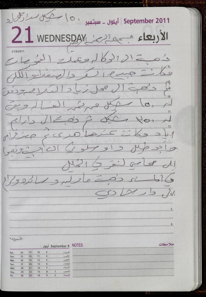 The Diary of Fadeyyeh Darabe, Dura- Hebron, 2011
