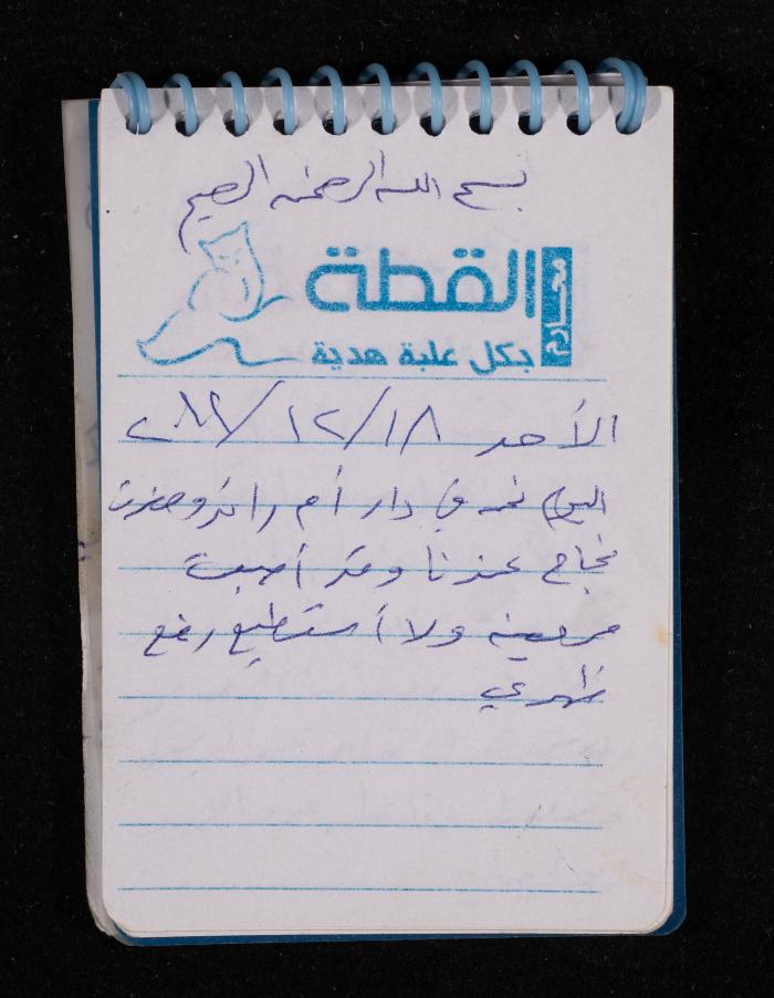 The Diary of Fadeyyeh Darabe, Dura- Hebron, 2011