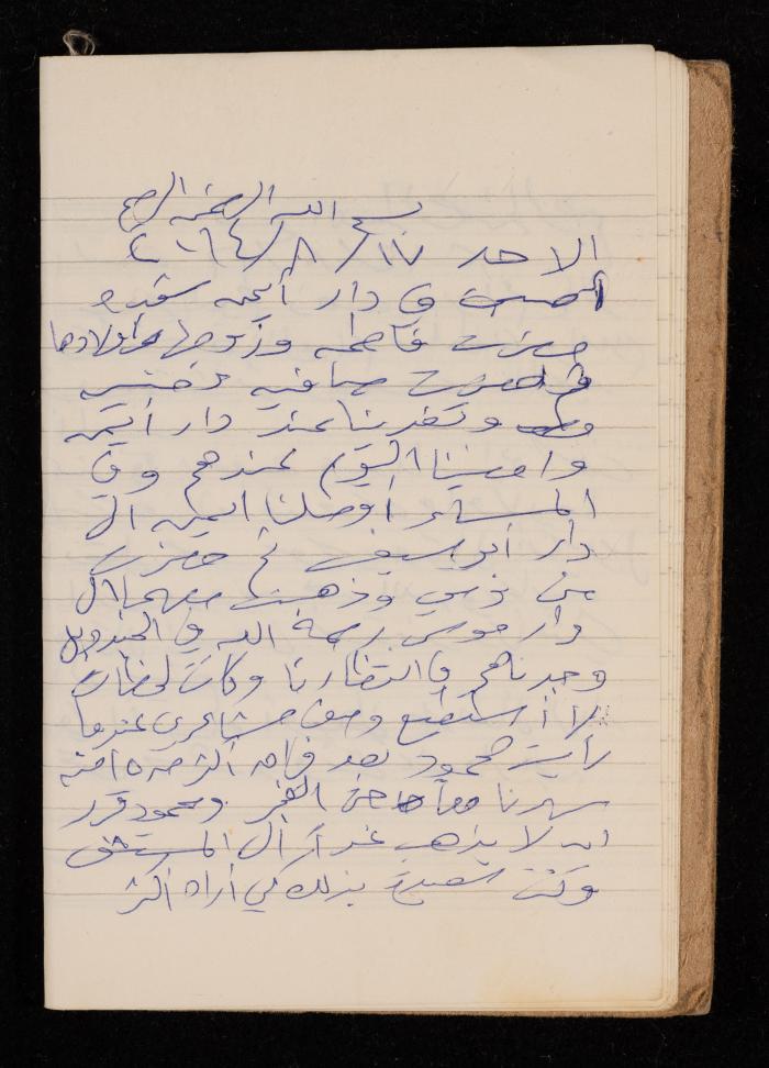 دفتر يوميات فضية الدرابيع، دورا- الخليل، 2014