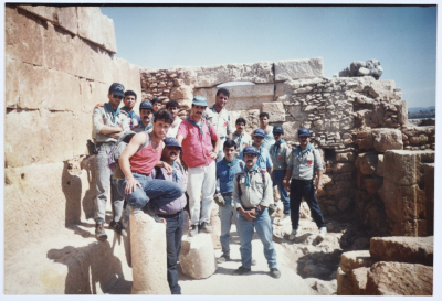 Aboud Latin Convent Scout Touring a Historical Site 