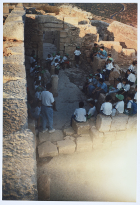 Aboud Latin Convent Scout Touring a Historical Site 