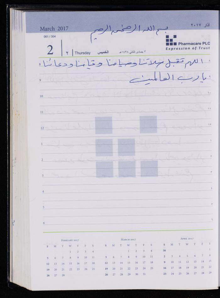 The Diary of Fadeyyeh Darabe, Dura- Hebron, 2017