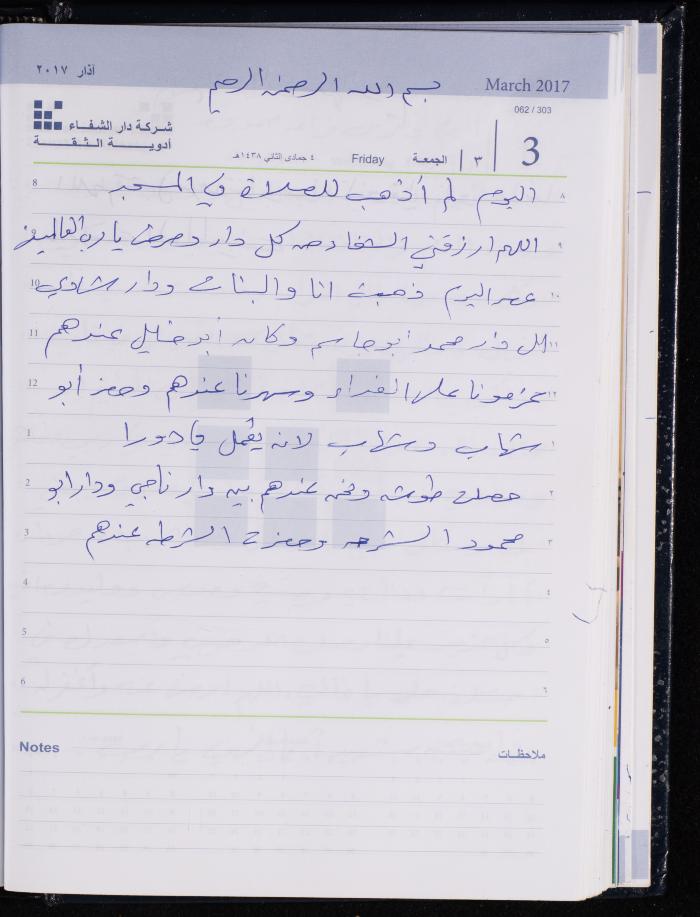 The Diary of Fadeyyeh Darabe, Dura- Hebron, 2017