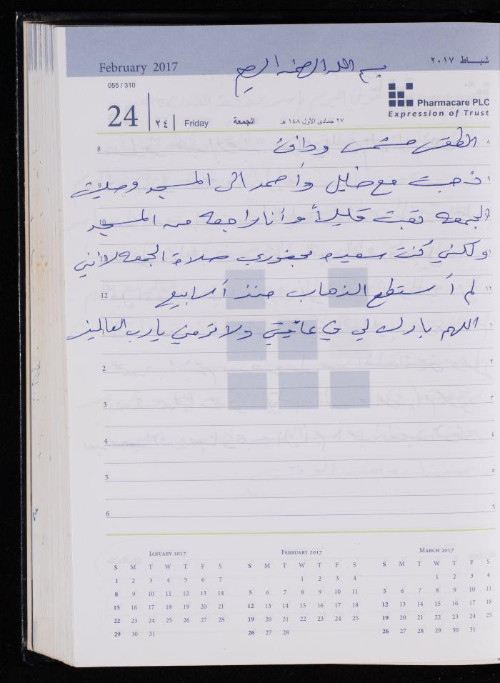 The Diary of Fadeyyeh Darabe, Dura- Hebron, 2017