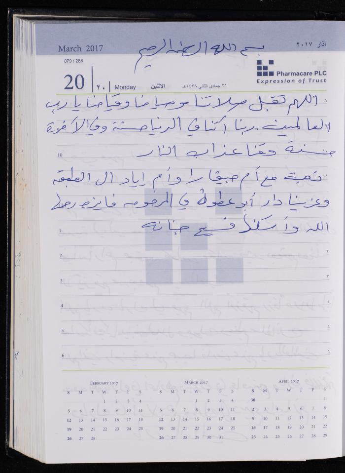 The Diary of Fadeyyeh Darabe, Dura- Hebron, 2017